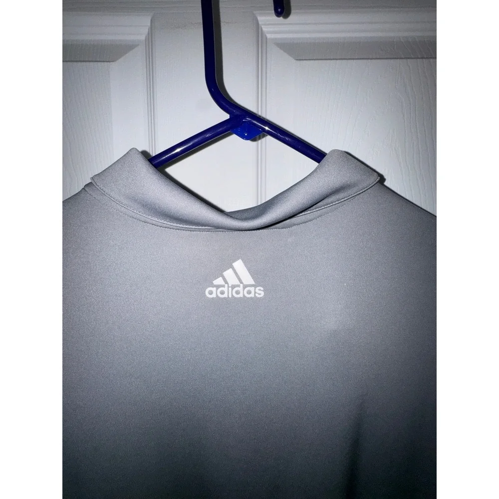 Adidas Golf Mens XL Gray Short Sleeve Performance Polo Shirt Athleisure Golfcore